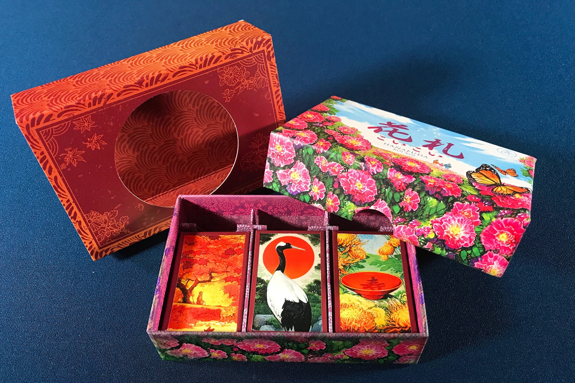 Buy the Limited Edition Deluxe Red Hanafuda Deck – Pencil First Games